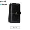 Hohe Qualität Frauen Brieftasche RFID Anti-diebstahl Leder Geldbörsen Für Frau Lange Zipper Große Damen Handtasche Weibliche Geldbörse karte Halter
