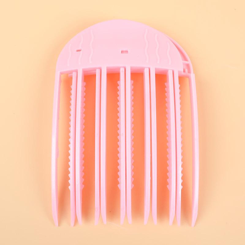 Pince à cheveux crâne haut sculpté par le vent: 2024 Frange duveteuse et outil de coiffage des racines