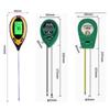 3/4/ In 1 Soil PH Meter Soil Tester Flower Meter Moisture Meter Temperature Sunlight Intensity Analysis Acidity Garden Tool