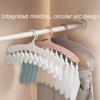 I KNOW Multi-function Plastic Socks Hanger with 12 CLips Drying Rack Multi-clip Balcony Household Seamless Storage Hanger