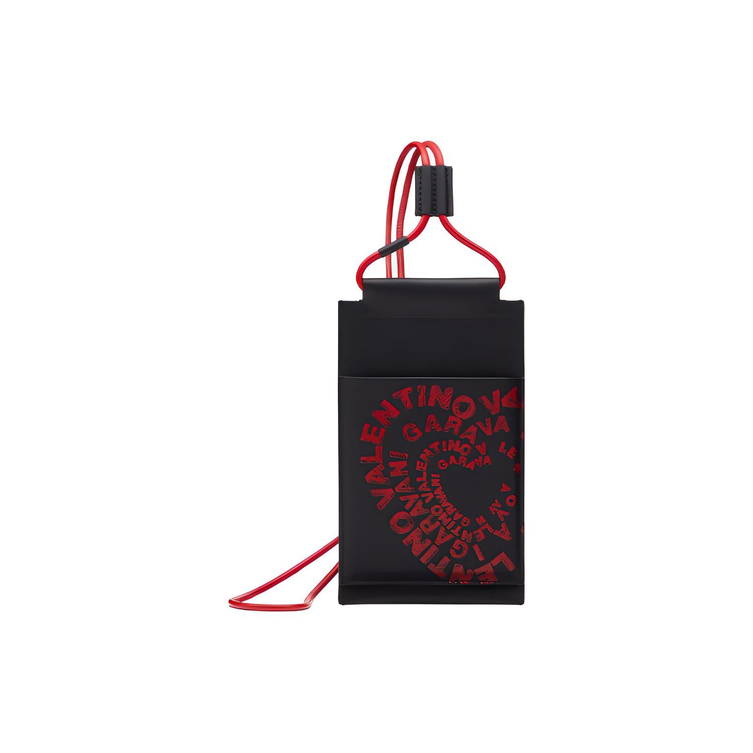 

Valentino Amore Print Micro Logo Leather Phone Bag Men bags Black WY2P0-T13TSZ-0SM Basic Set (Bag+Dust Bag)