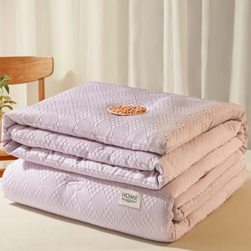 

LISM Thickened Corn Fiber Waffle Jacquard Quilt