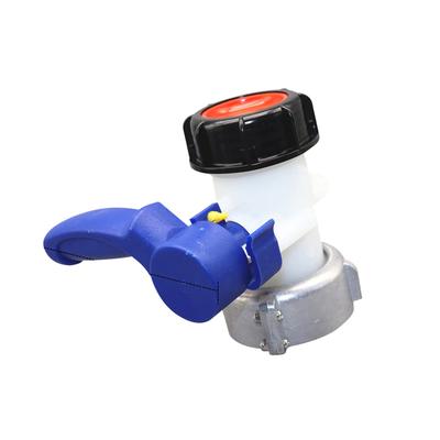 Ersatzhahn Aluminiumlegierung IBC-Tankadapter mit 80mm Einlass und 50mm Auslass Tragbares Zubehör für Effiziente Durchflüsse