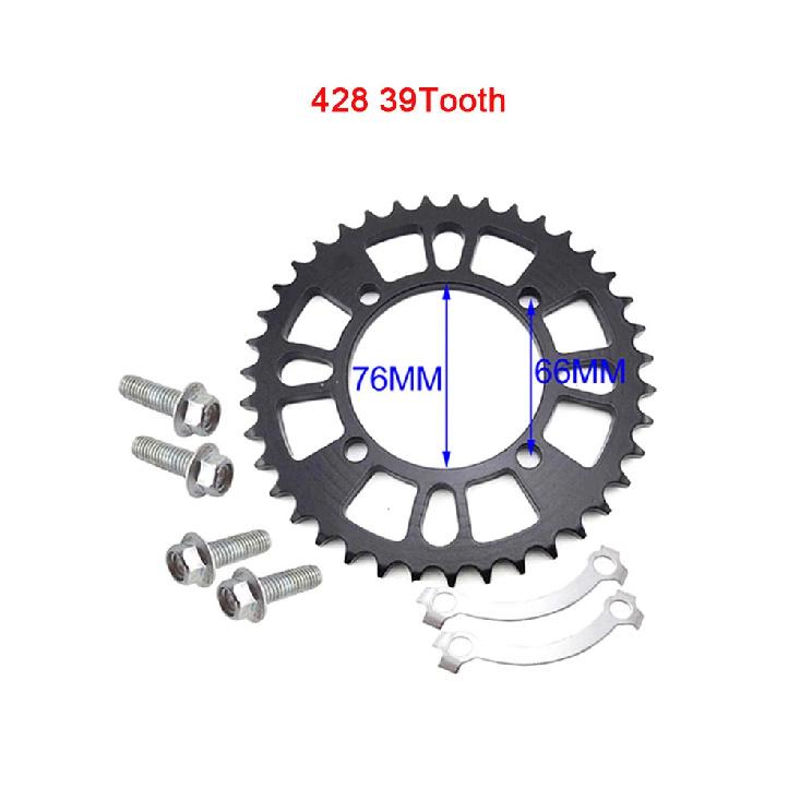 STONEDER Rear Sprocket 420 428 35T 37T 39T 41T 43T For SDG Hub Wheel Pit Dirt Bikes Motorcycle
