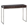 Entrance Furniture Metal Wood Brown Silver (3 Units)