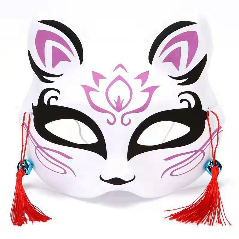 Japonský Fox Fairy Spot Fox Mask Kočka Fox Mask Žena Velkoobchod Výrobce TikTok Maska stejného stylu Stall Scenic