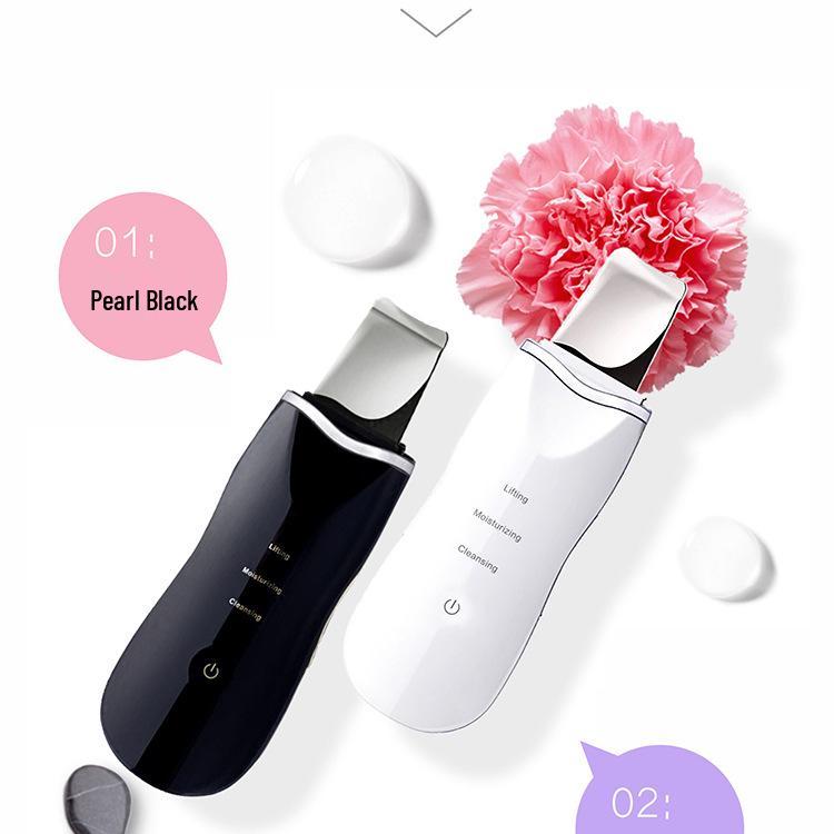 Ultrasonic Skin Scrubber: Exfoliator & Blackhead Remover Tool for Home & Salon Use