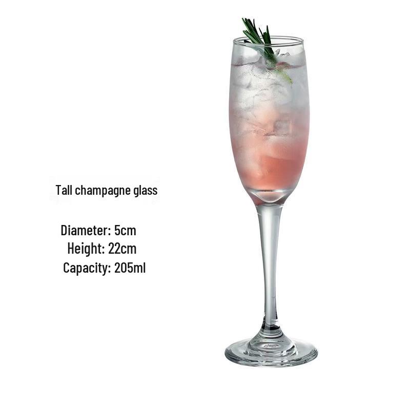 European Crystal Champagne Flute Set (Pair)