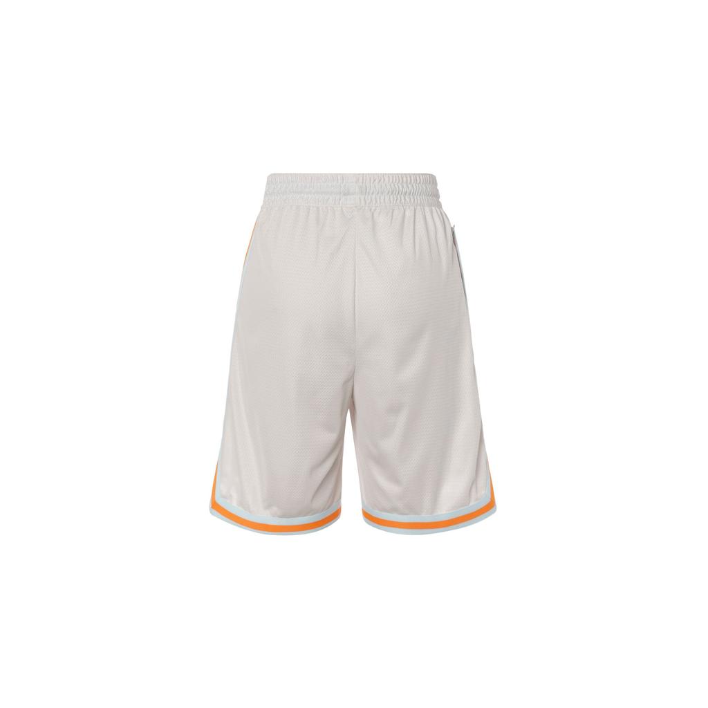 Nike Dri-FIT Solid Mid-Waist Quick-Dry Comfortable Loose Casual Five-Point Basketball Shorts Men shorts Phantom-Grey White FN2652-030