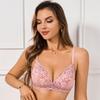 European and American Seamless Lace Wire-Free Bra - Sexy Gathering Design for Women.