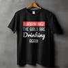 Funny Women's T-Shirt - 'Warning The Girls Are Drinking Again' Graphic Tee' Unisex T-Shirt