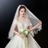 Short Wedding Veils Two Layer Bride Head Gauze New Bridal Veil  Bride Accessories