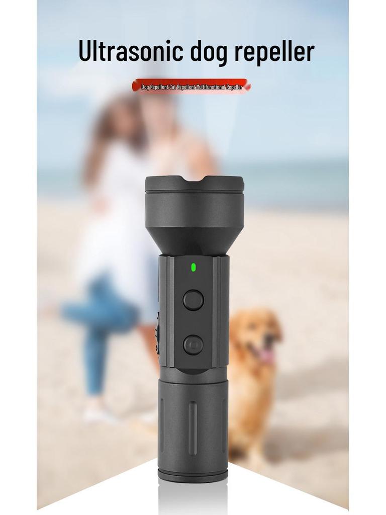 High-Power Ultrasonic Dog Repeller Anti-Barking Outdoor Training Device