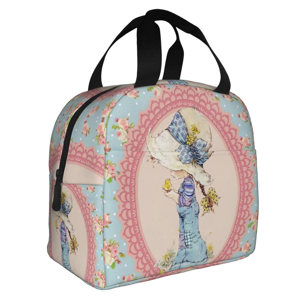 Cartoon S-Sarahs K-Kays Lunch Bag Men Women Kawaii Girl  Cooler Thermal Insulated Lunch Boxes for Adult Office