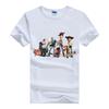 Disney Cartoon Toy Story Woman Tops White Clothes Short Sleeve Tee Oversized Friends 2024 Summer Blouse Grunge Y2K Mens T-shirts