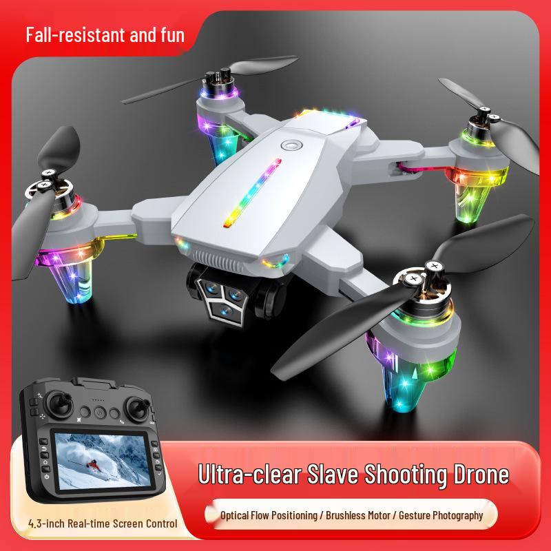 Beginner Drone: HD Aerial Photography, Foldable, Drop-Resistant Remote Control Aircraft for Kids
