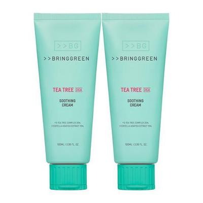 BRING GREEN TEA TREE CICA SOOTHING CREAM 100ml+100ml