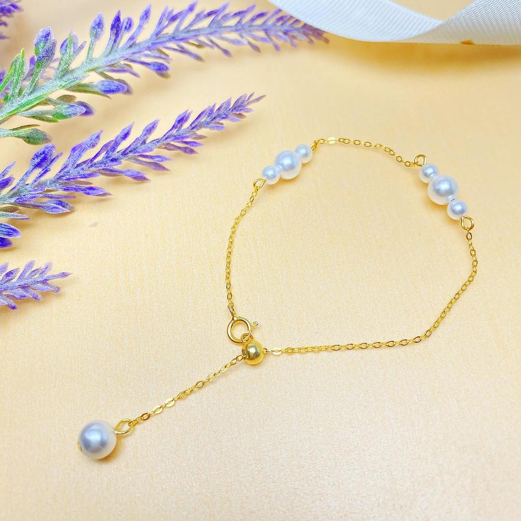 S925 Sterling Silver Minimalist Pearl Bracelet - Retro & Elegant Women's Gift