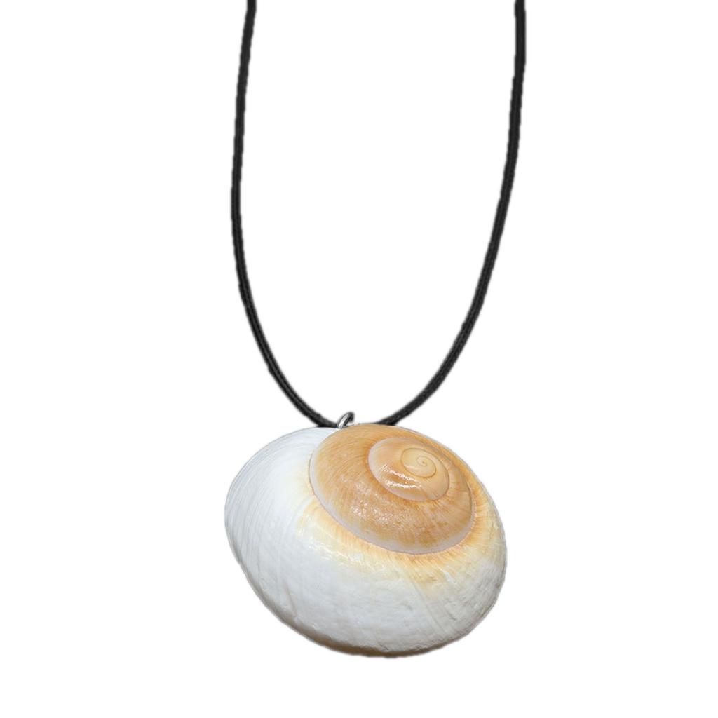 Glowing Seashells Pendant Necklace with Adjustable Rope Chain for Night Parties and Outdoor Event Trendy Women