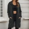 Women's Zip Up Hoodies Oversized Fleece Long Pullover Hooded Sweatshirts Casual Long Sleeve Fall Hoodie Jacket