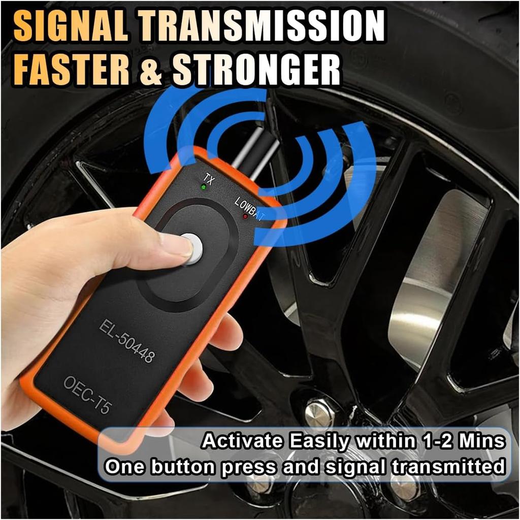 TPMS Relearn Tool, OEC-T5 EL-50448 Tire Pressure Monitor System Sensor Reset Tool, Programming Training Activation Tool For GM/Cadillac/Buick/Chevy