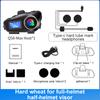 Q58 Max Wireless Motorcycle Intercom Headset Noise Cancellation for 2 Riders Talk At The Same Time