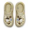 Crocs Crush Clog REGO Hot Dog Delicious Biscuits EVA Cheese Cookies Detachable Hole Shoes Unisex Bone White Brown Yellow