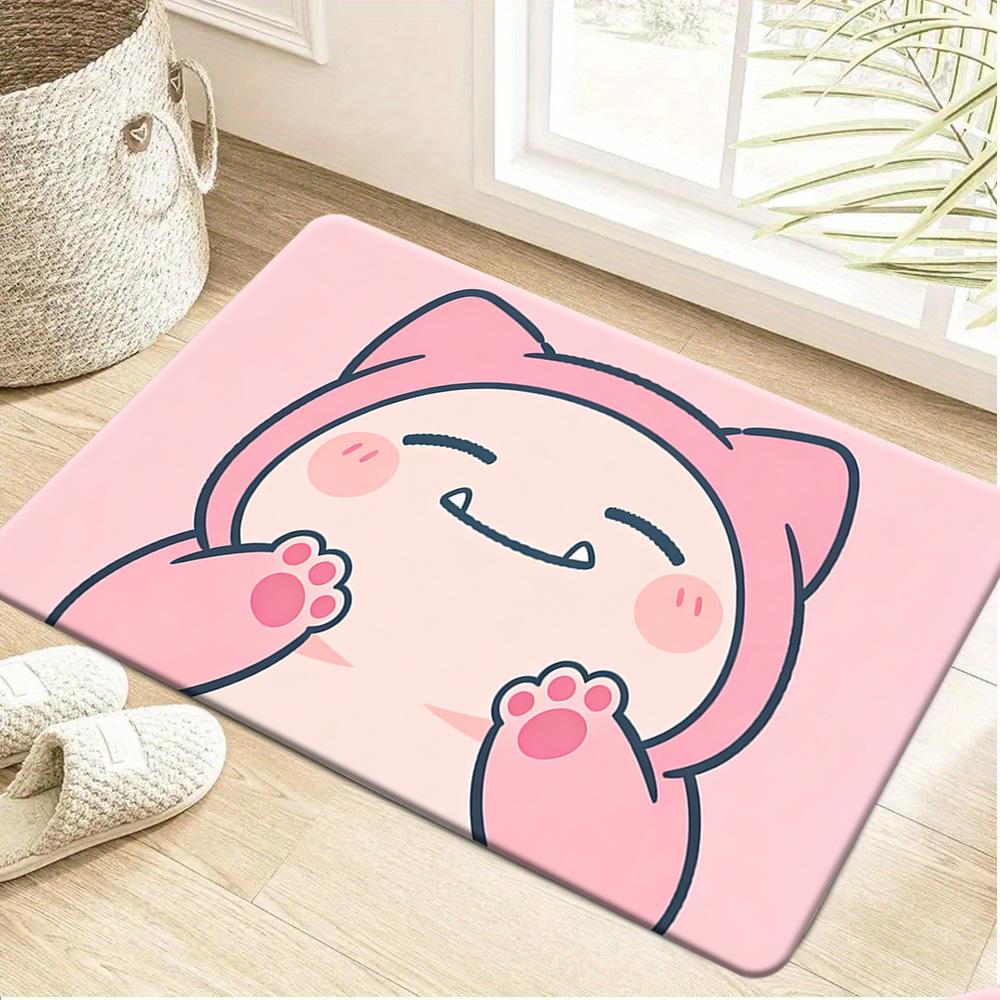 Pokemon Lucario Graffiti Print Non-Slip Doormat for Home Decor 40x60cm