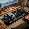 Black Stones Color Mouse Pad Large Gaming Table Cushion Non-slip Laptop Tablet Big Mousepad XXL Mat Mini PC Playmat With Lock Edge