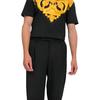 Versace Cotton T-Shirt Black Men Tops 1012174-1A10245-5B000