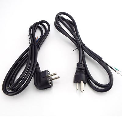 1.5m Open End Rewired AC Power Extension Cable Dishwashers Wire AC Power Supply For Electrical Fan Vacuum