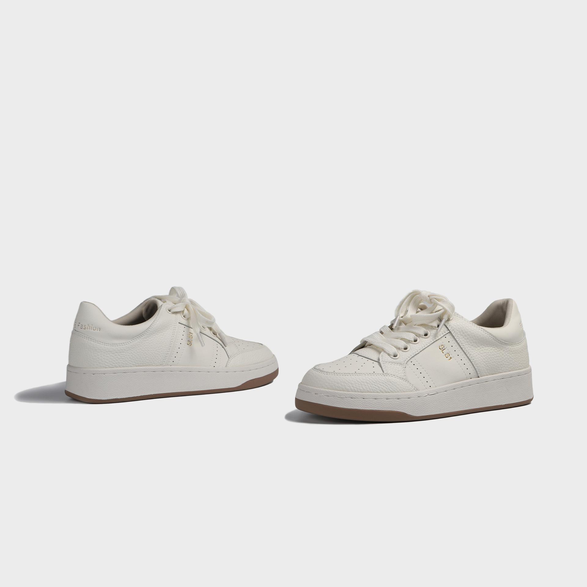 

Yuanlitong Huizhou women s shoes 2025 spring and summer shoes spring women s board shoes platform white shoes comfortable and versatile flat shoes 40