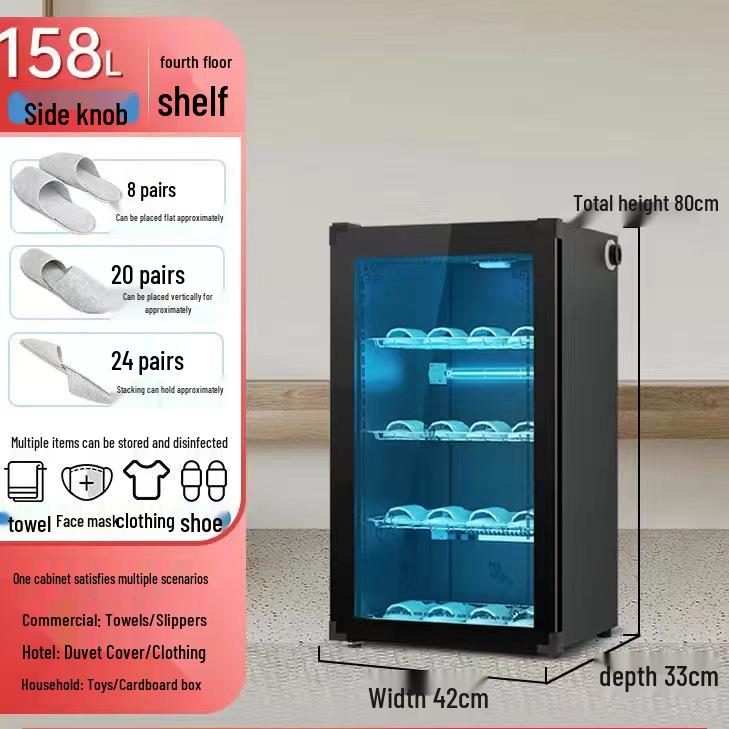 Large Capacity Disinfection Shoe Cabinet for Beauty Salons and Hotels