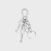 NO.595 [SILVER] STAR KEY HOLE KEY RING