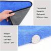 1/5PCS Microfiber Cleaning Towel Thicken Soft Drying Cloth Car Body Washing Towels Double Layer Clean Rags Car Accessories