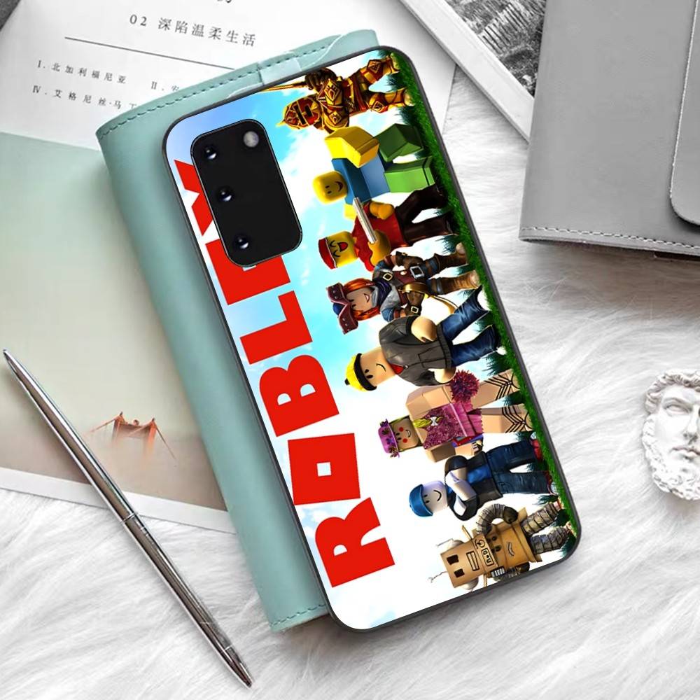 EZ27 R-Robloxs Phone Case For Samsung S 24 Fe 25 Ultra Plus 20 Lite 21 30 22 23 24 22 Ultra 5G Fundas