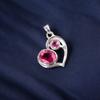 Pink Tourmaline Gemstone 925 Sterling Silver Handmade Jewelry Pendant For Love CP-3-18