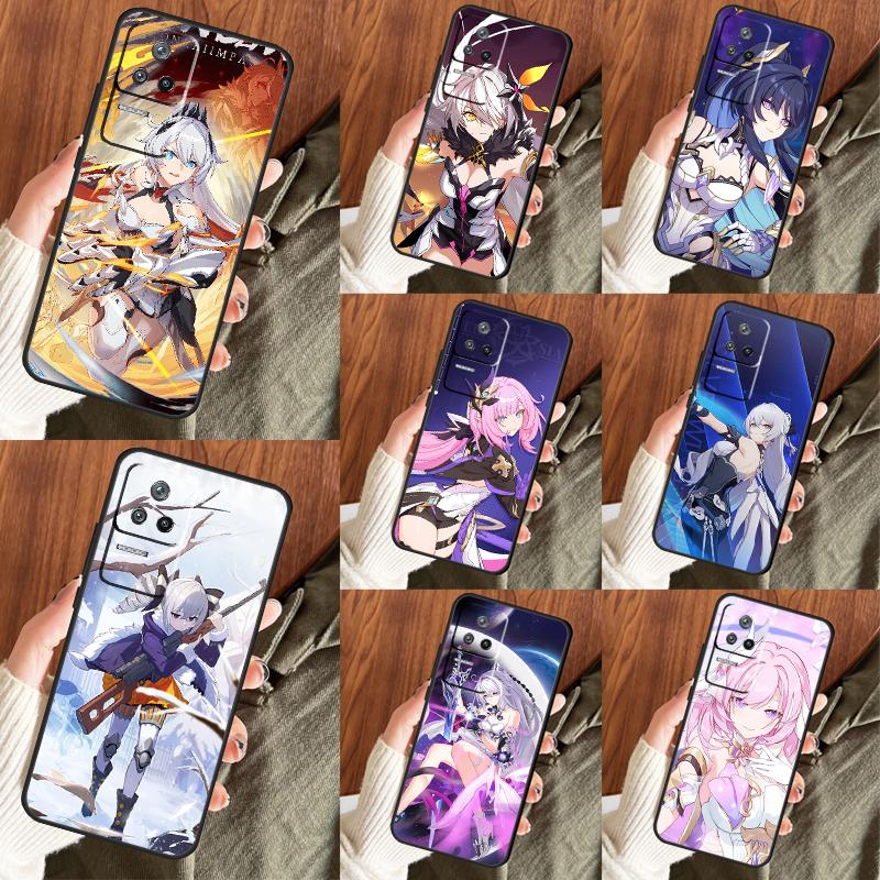 Honkai Impact 3rd For Xiaomi 12T 11T Pro 11 12 13 Lite Case For POCO F5 X3 X5 Pro F4 X4 GT F3 M5 M5s C40 Cover