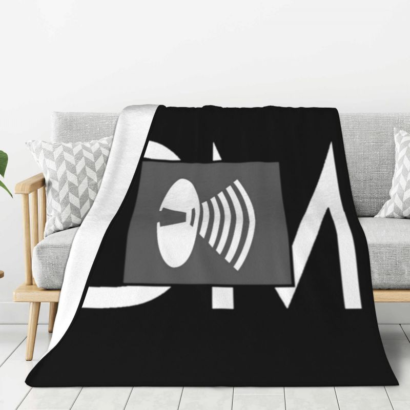 Custom Sofa Fleece Depeche Cool Mode Heavy Metal Rock Band Throw Blanket Warm Flannel Blankets for Bedroom Home Sofa Quilt