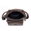 Top-Grain Leather Messenger Bag for Men