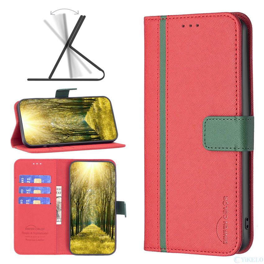 Lines Leather Phone Case For Samsung Galaxy S20 S21 Fe S22 Plus Ultra A13 A33 A53 A73 5g Flip Wallet Stand Card Slot Book Cover