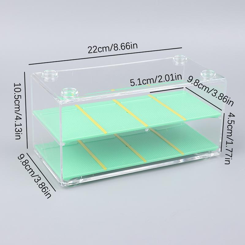 1/64 Car Model Display Shelf With Parking Space Toy Car Transparent Storage Box 8 Slot Showcase Finishing Cabinet