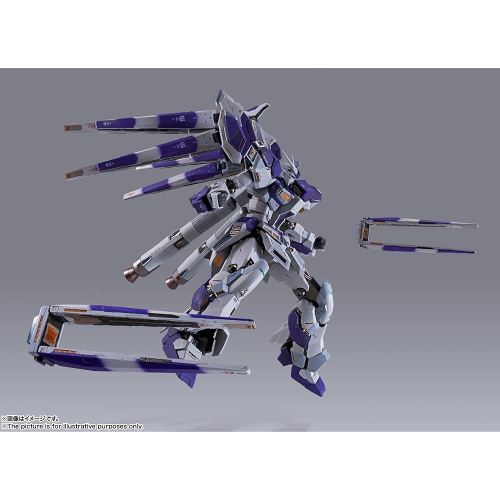 TAMASHII NATIONS Metal Build Mobile Suit Gundam Hi-Nu Gundam Figure 205mm ABS PVC Diecast Painted Action Figure