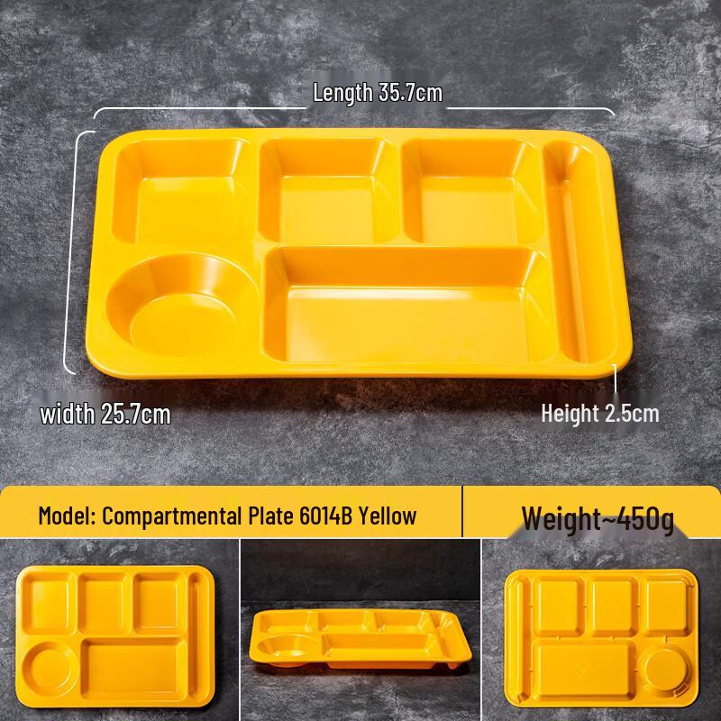 Commercial Melamine Divided Meal Tray