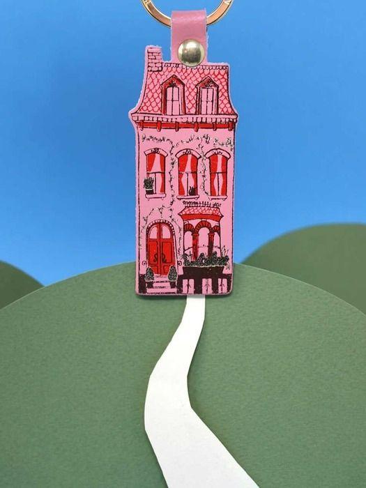 

ARK COLOUR DESIGN [ARK COLOUR DESIGN] Брелок для ключей Кукольный домик_Бледно-розовый Pale Pink