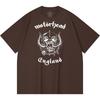 230 Gsm 100% Cotton Heavy Metal T-Shirt  Rock Band Popular Music Print Unisex Heavy Cotton T Shirt
