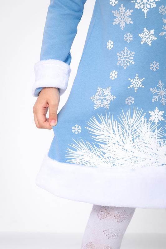 Festliches Kleid-Set für Mädchen – Warmer Baumwollstoff mit Glitzerakzenten & Kunstfellbesatz, Winter, 1402-1 HC