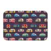 Personalized Happy Camper Doormat Mat Anti-Slip Camping Life Bathroom Kitchen Toilet Rug Carpet 40*60cm