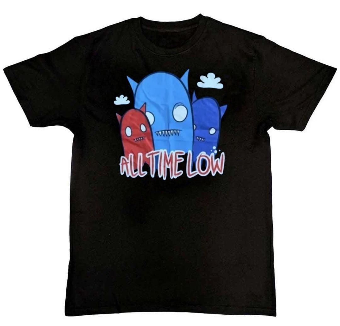 All Time Low Rare Rock Graphic Print Mens T-Shirt XXXL