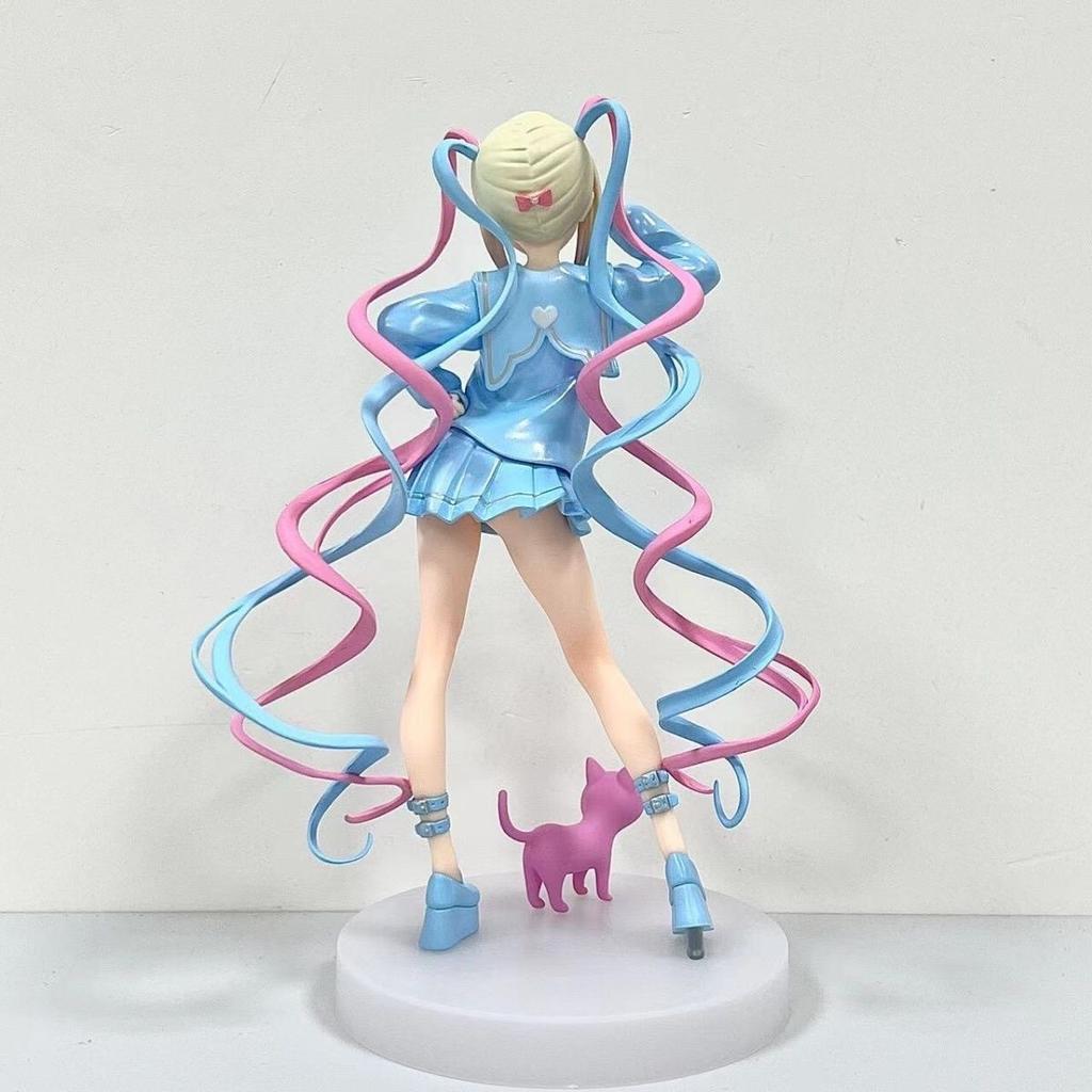 Needy Girl Overdose Figur KAngel Virtueller Uploader Kawaii Hentai Anime Figur Mädchen Statue Sammlung Puppe Geschenk Jungen Spielzeug